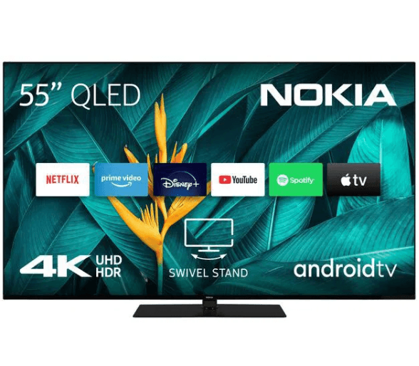 4K Android TV, subwoofer, 139cm Nokia
