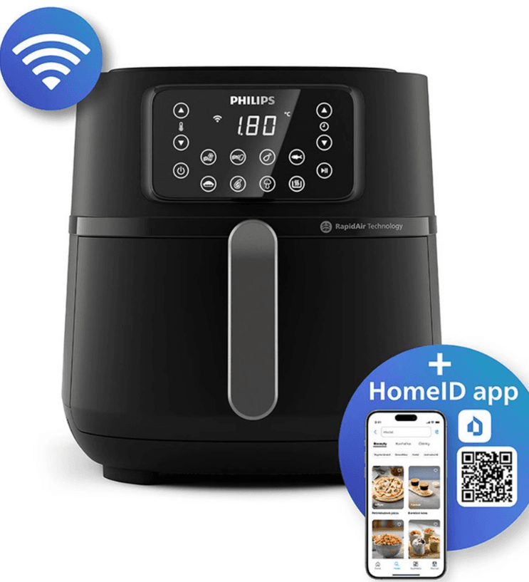 Airfryer Philips 16v1, XXL, 8 programů