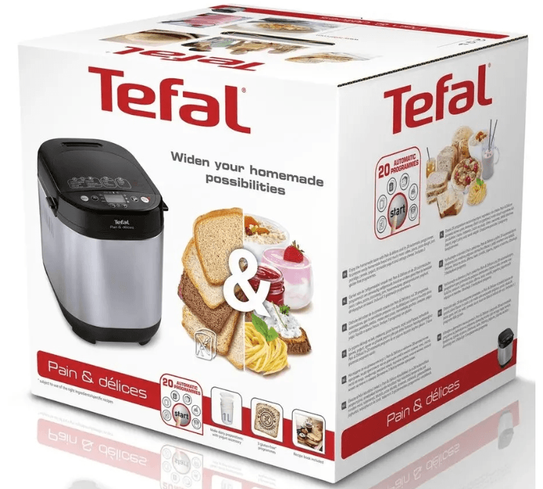 Domácí pekárna Tefal, 20 programů