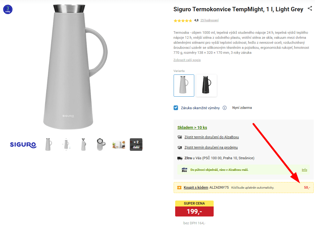Termokonvice Siguro 1 l
