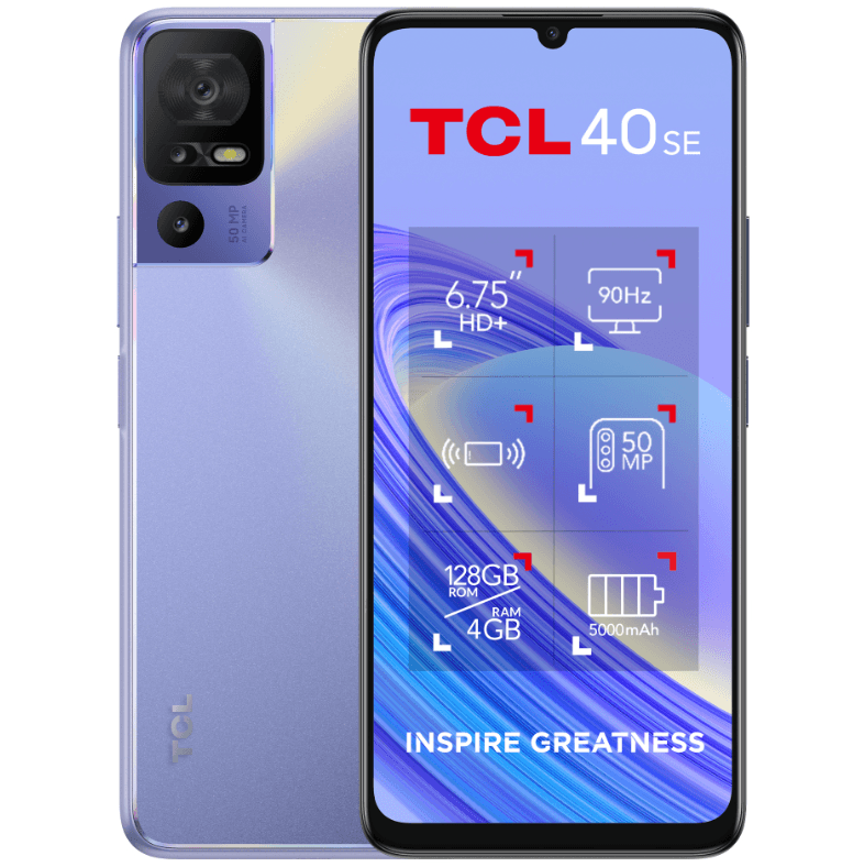 TCL 2,3GHz, 4/128GB, dual, NFC, 6,75"