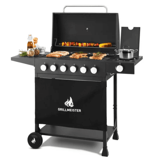 Plynový gril Grillmeister 68x39 cm