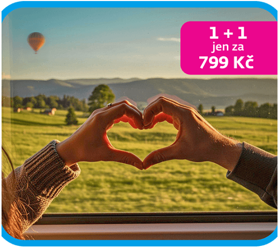 2 celodenní jízdenky ČD za 799