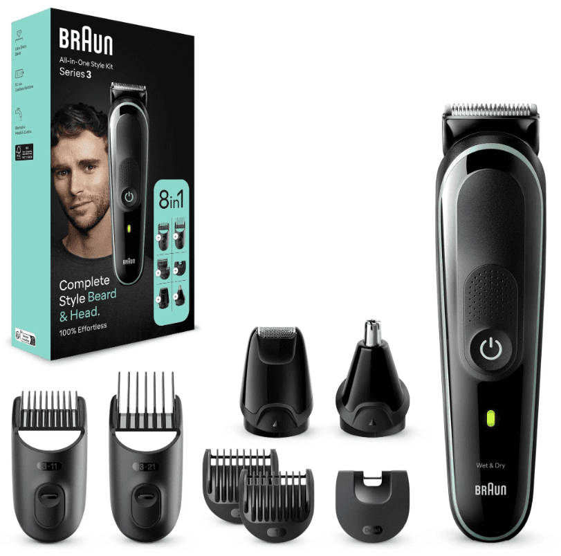Multifunkční holící strojek Braun 8v1