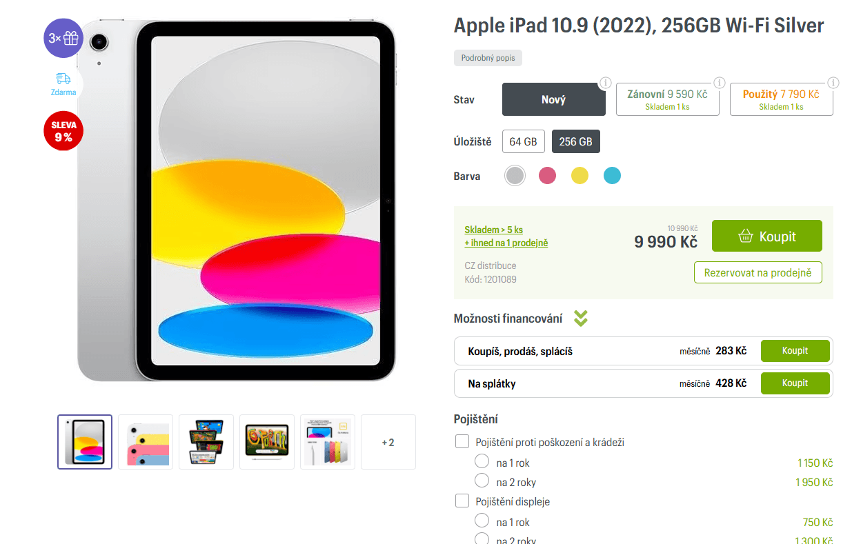 Apple iPad 10.9 (2024) 256GB