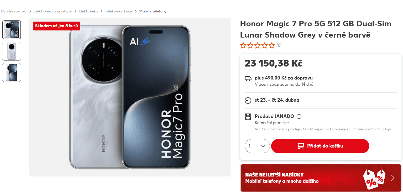 Honor 8x 4,3GHz, 12/512GB, 6,8", 200Mpx