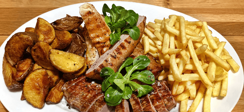 Steakový talíř pro 2 osoby