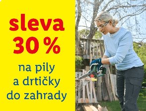 Lidl - -30% na zahradní nůžky, pily a drtičky