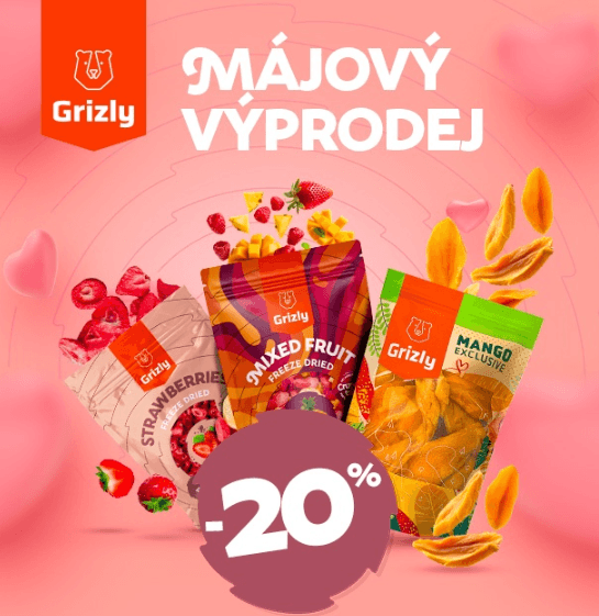 Grizly - extra 20% na doprodej