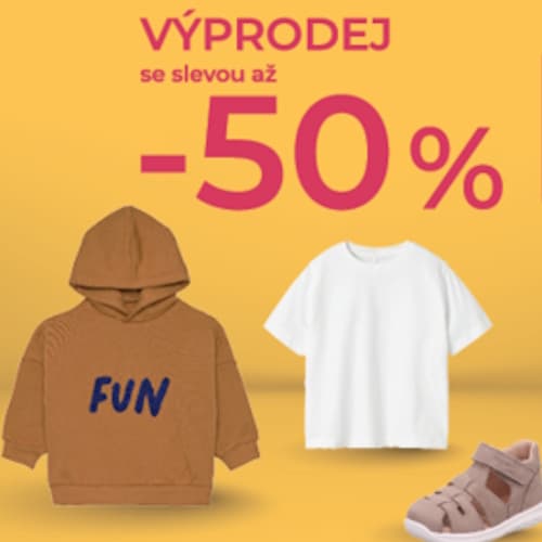 Extra -30% na dětskou a těhotenskou módu