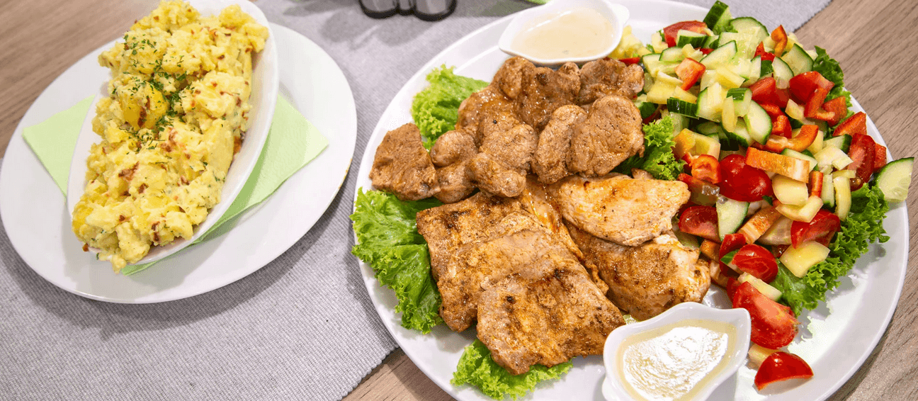 Steak menu z grilu až pro 3 jedlíky