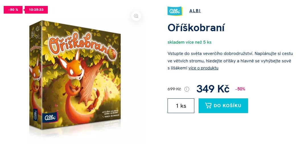 Desková hra Oříškobraní