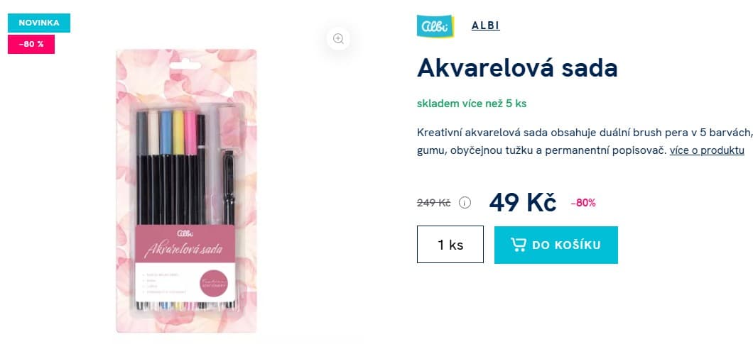 Akvarelová sada Albi