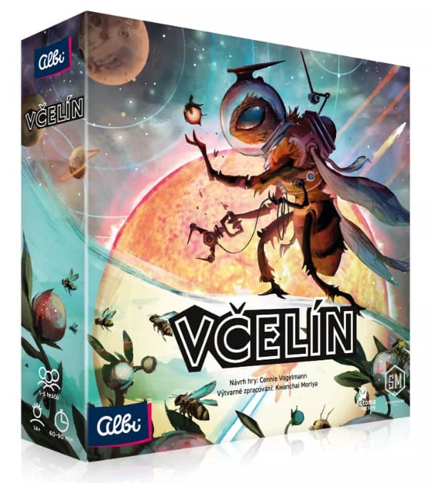 Desková budovatelská hra Včelín