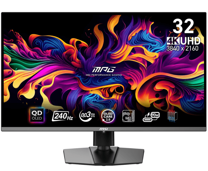 4K PC monitor MSI 31,5", QD OLED, 240Hz