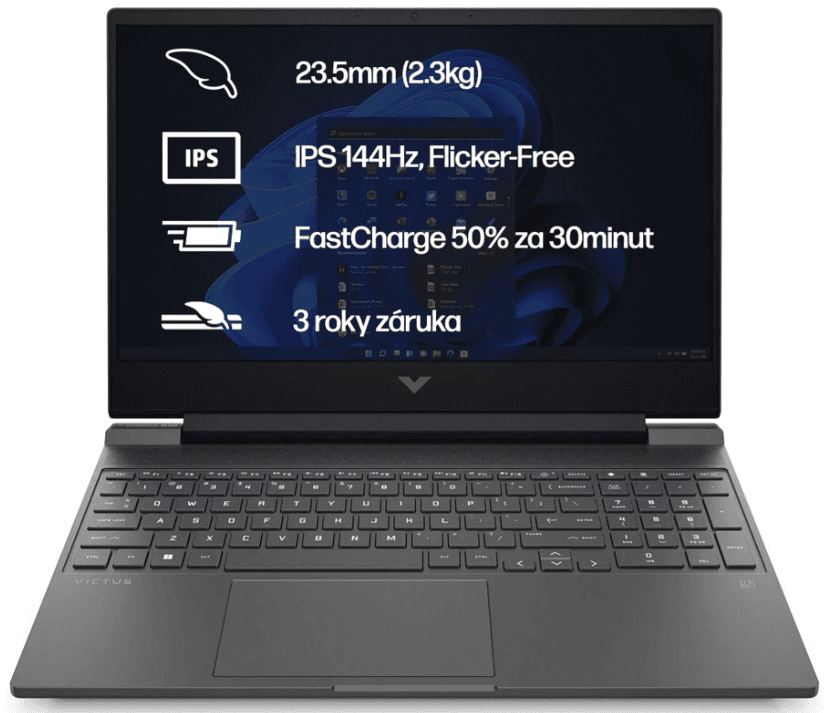 HP i5 4,6GHz, 16/512, 6GB Nvidia, 15,6"