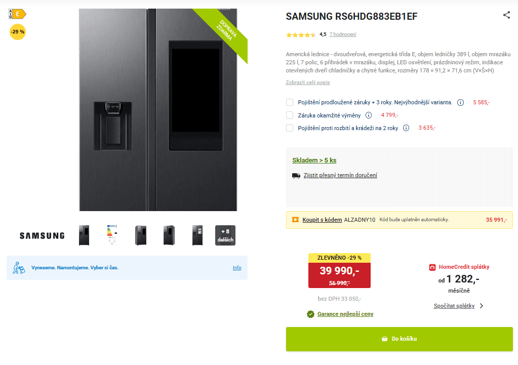 Samsung, LCD displej, led, voda, 178cm
