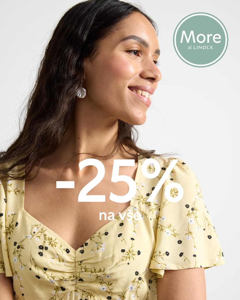 Lindex - -25% na 1 ks oblečení dámy