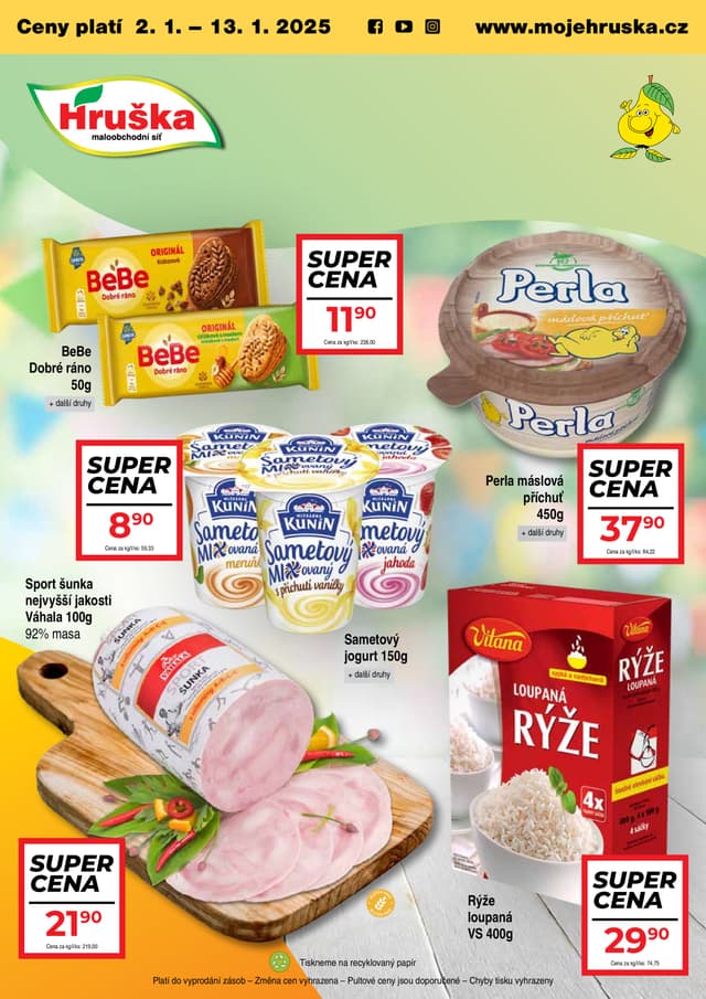 Hruška supermarket leták 2.-13.1.