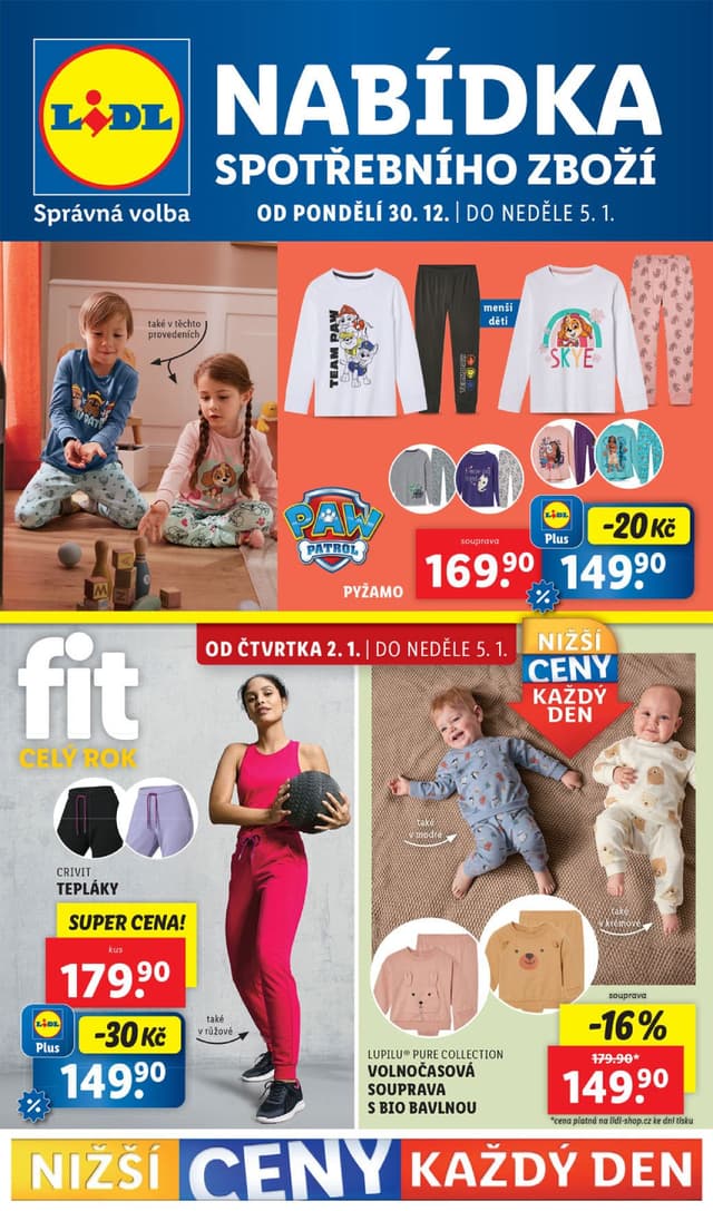 Lidl leták Spotřební zboží 30.12. - 5.1.