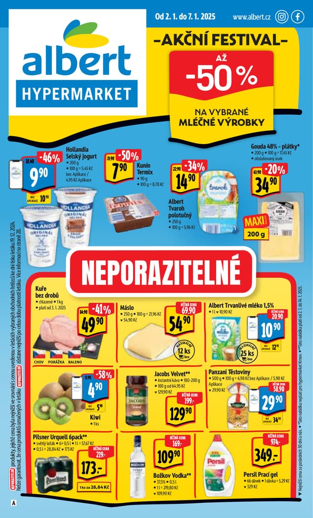 Albert hypermarket leták 2.-7.1.