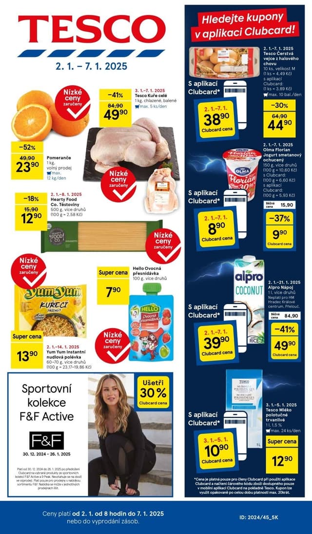 Tesco leták 2.-7.1.