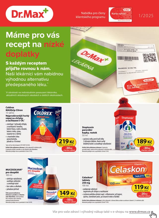 Dr. Max lékárny leták 2.-31.1.