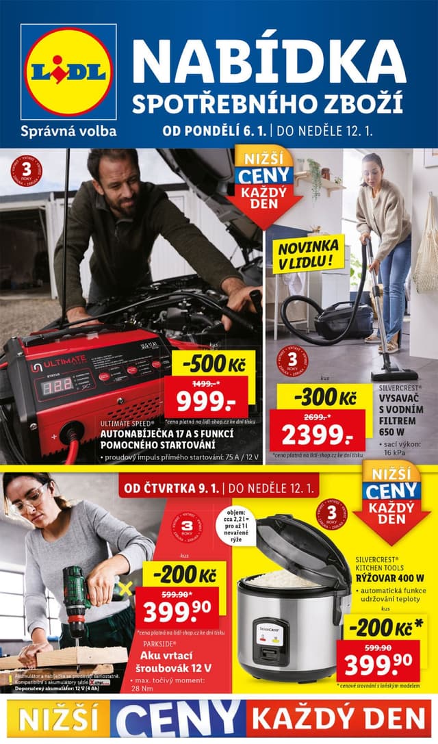 Lidl leták Spotřební zboží 6.-12.1.