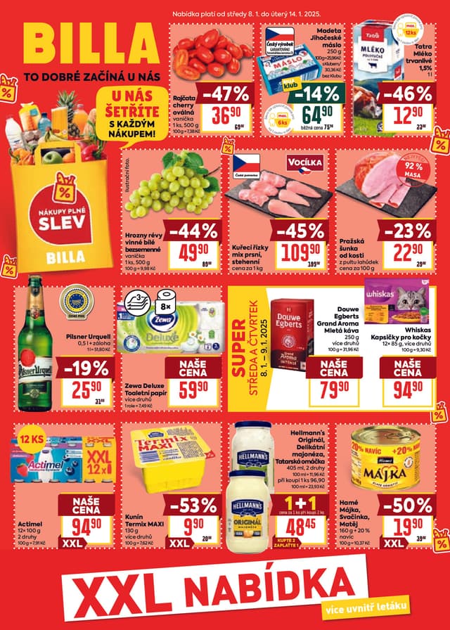 Billa leták 8.-14.1.