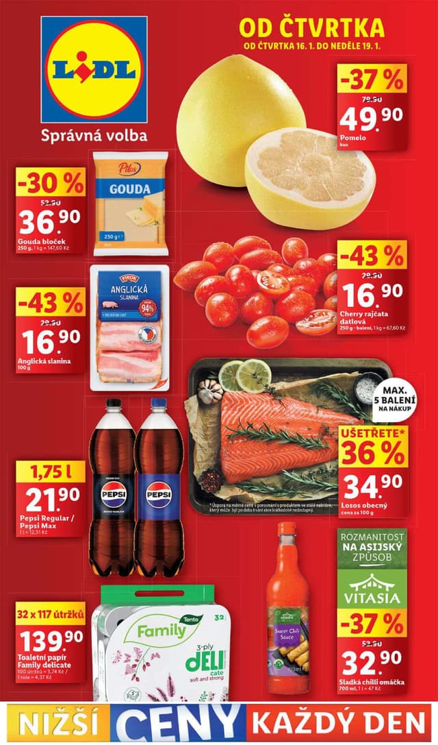 Lidl leták 16.-19.1.