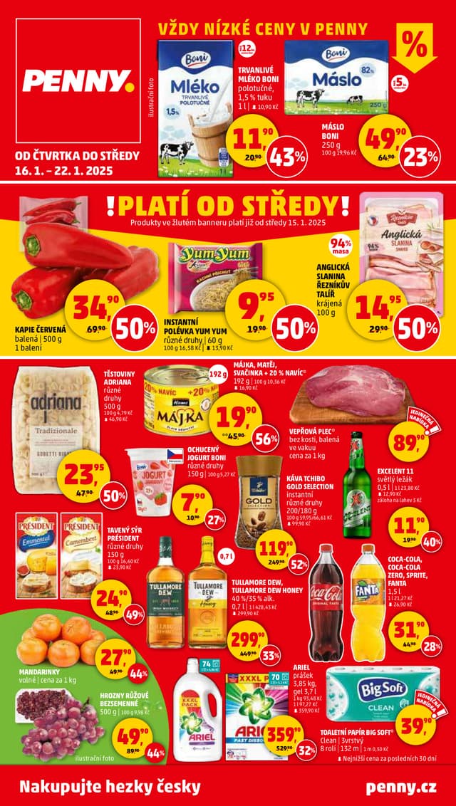 Penny leták 16.-22.1.