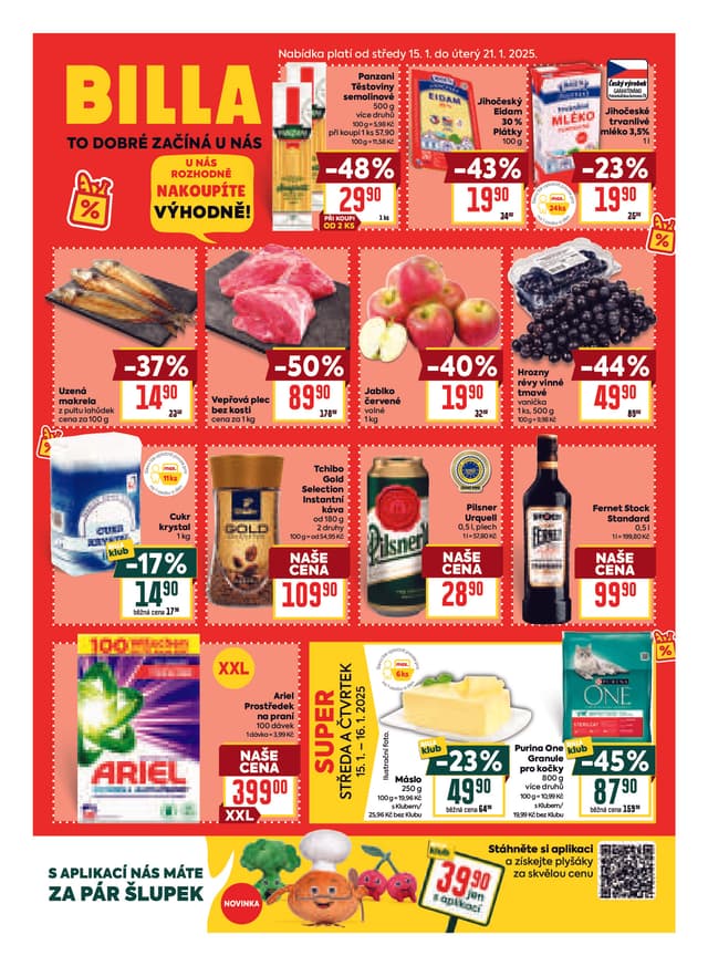 Billa leták 15.-21.1.