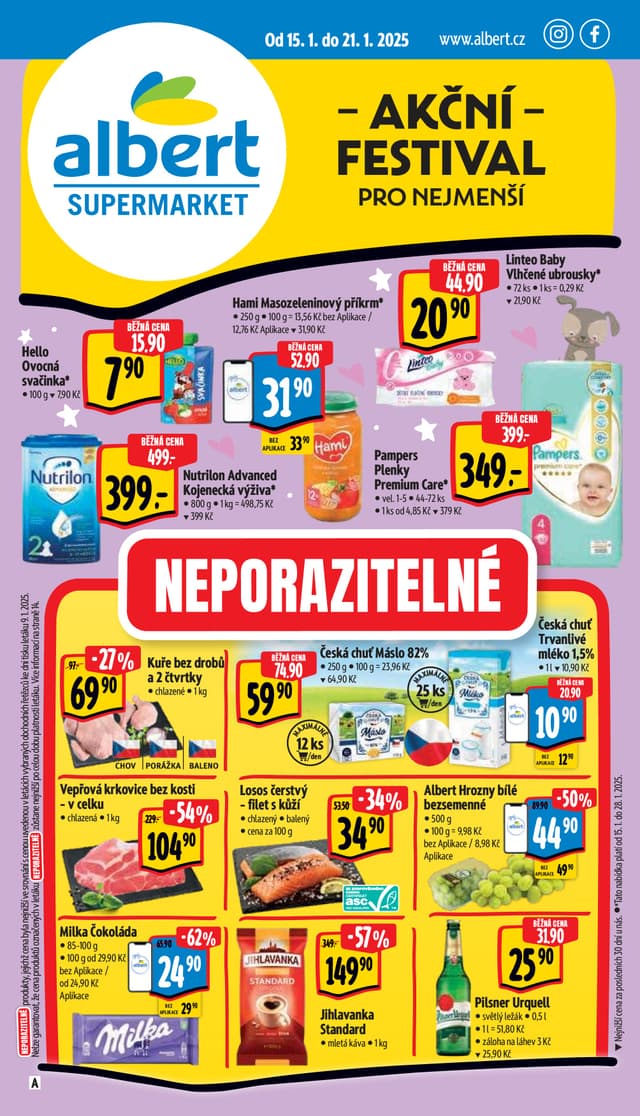 Albert supermarket leták 15.-21.1.