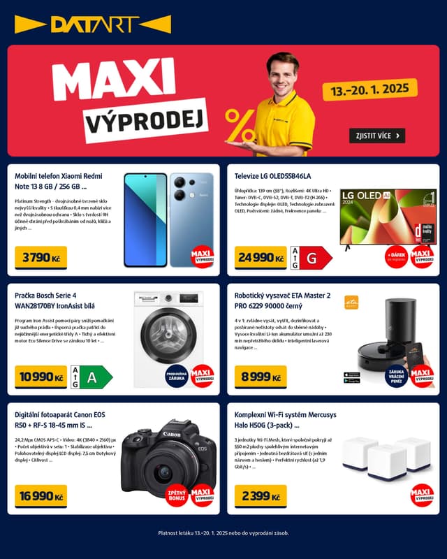 Datart elektro leták 13.-20.1.