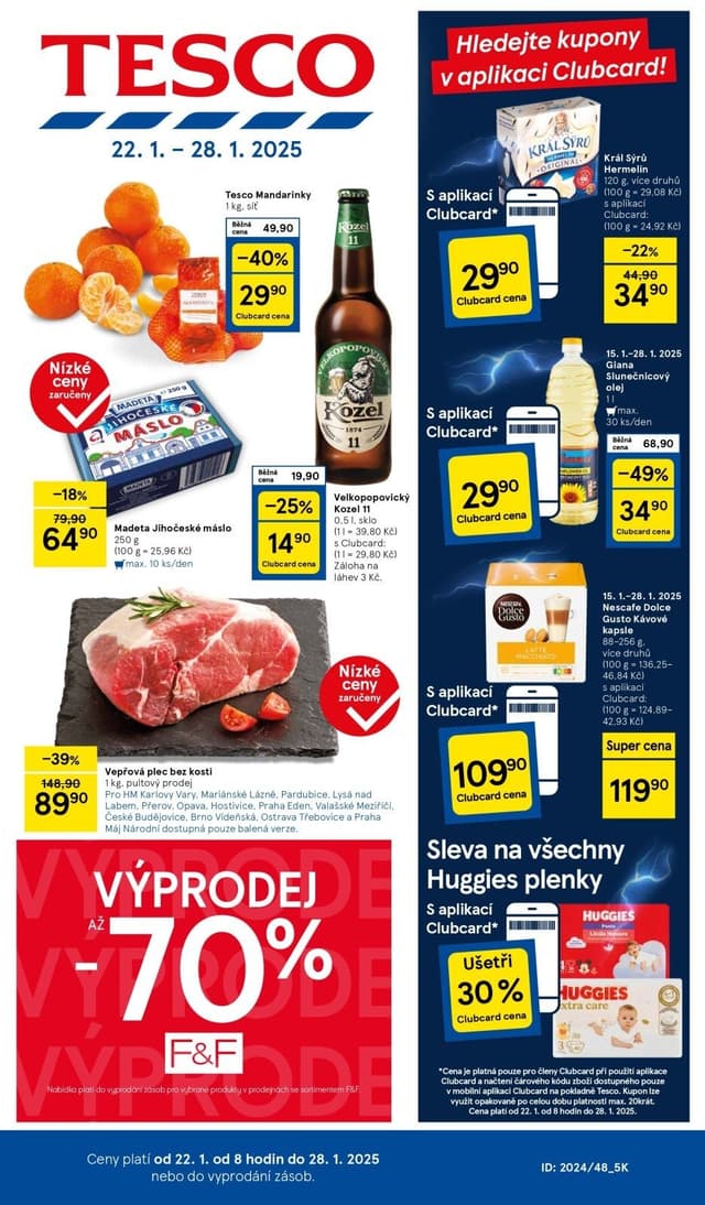 Tesco leták 22.-28.1.