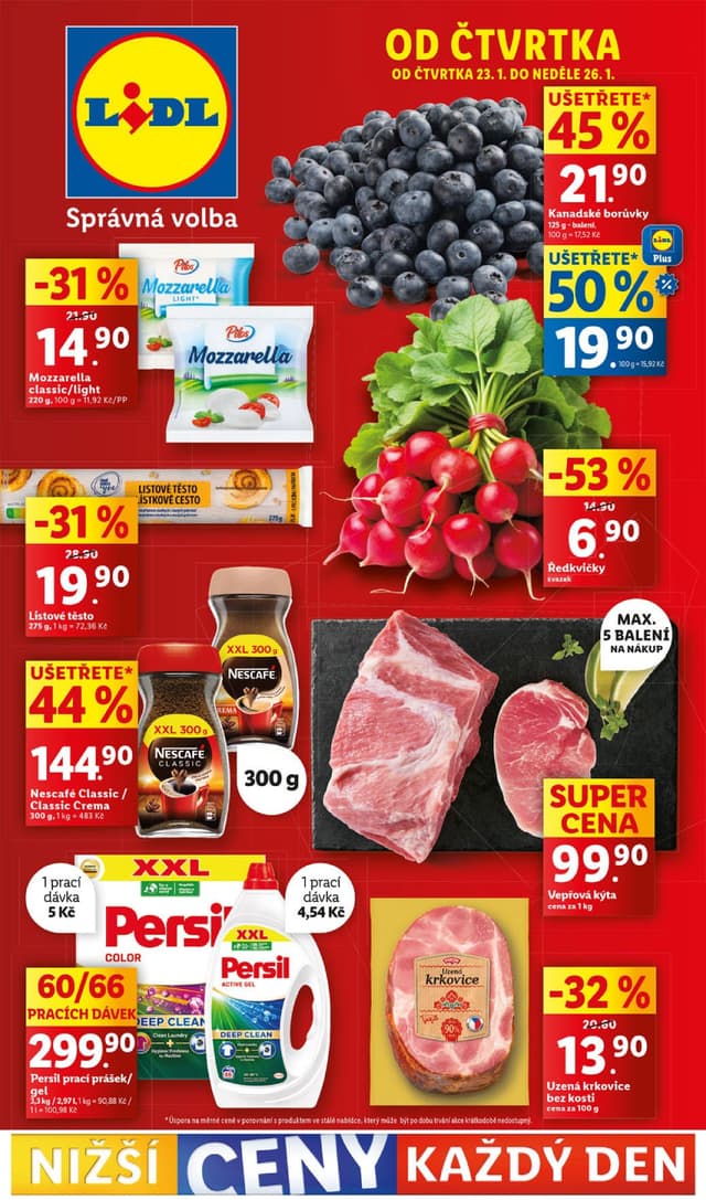 Lidl leták 23.-26.1.