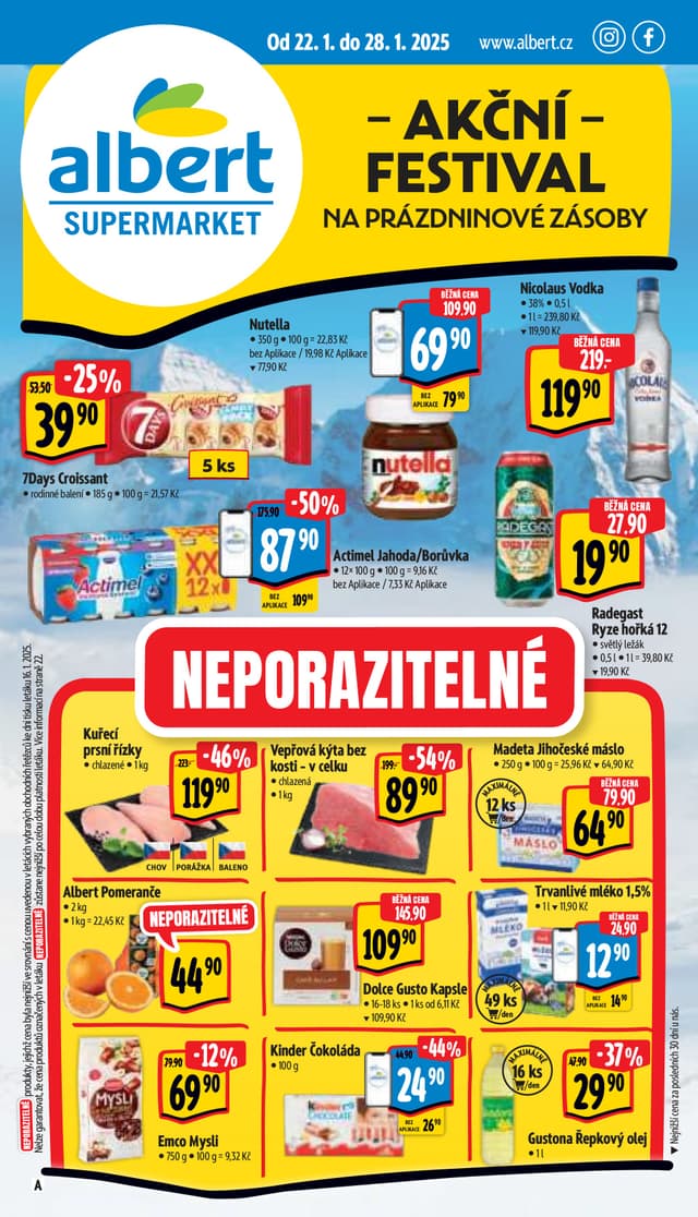 Albert supermarket leták 22.-28.1.