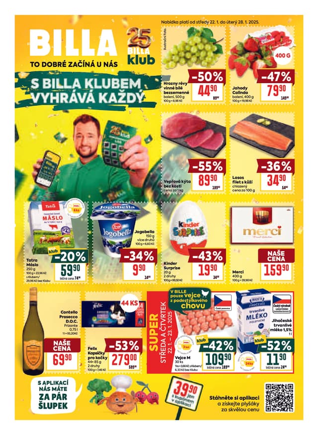 Billa leták 22.-28.1.