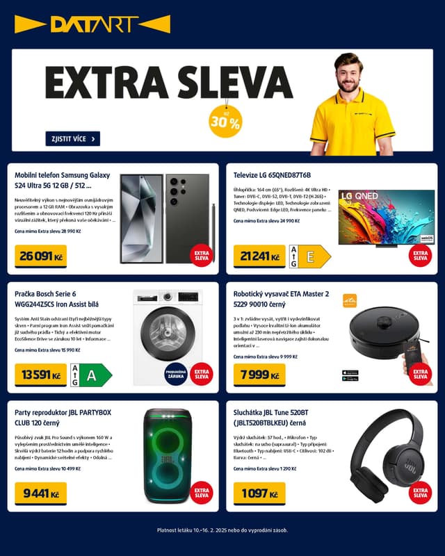 Datart elektro leták 10.-16.2.