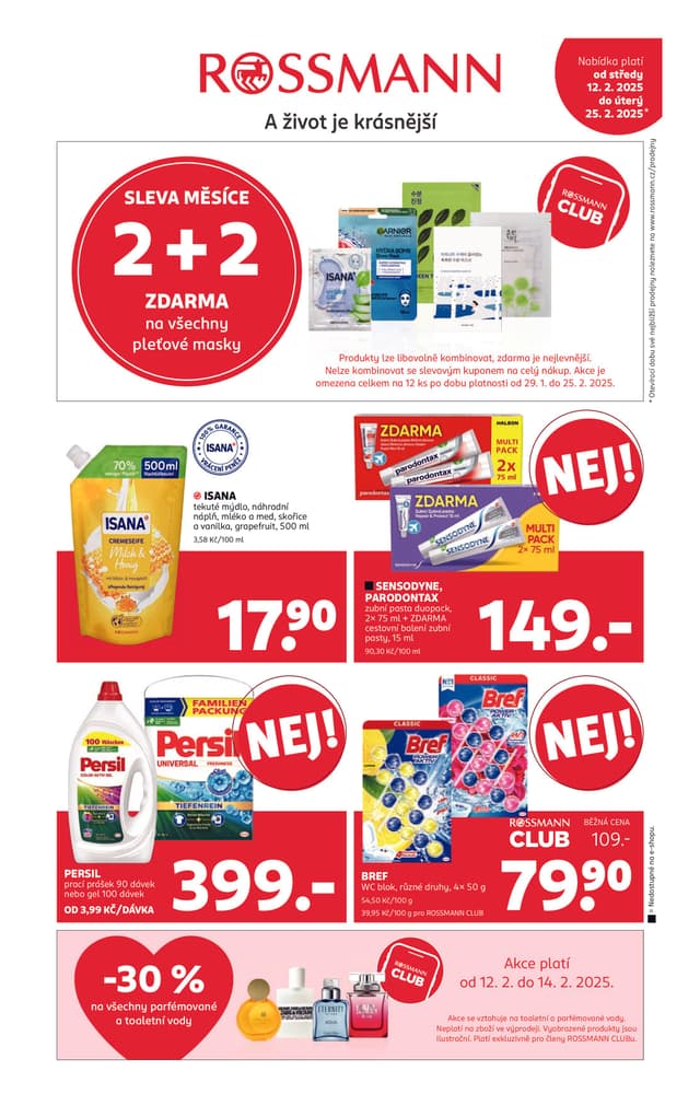 Rossmann drogerie leták 12.-25.2.