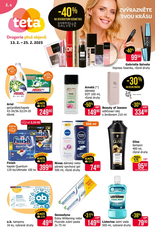 Teta drogerie leták 13.-25.2.