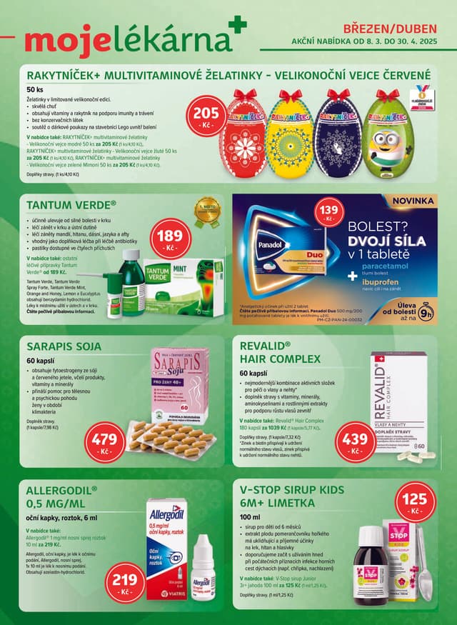 Moje Lékárna leták 8.3. - 30.4.