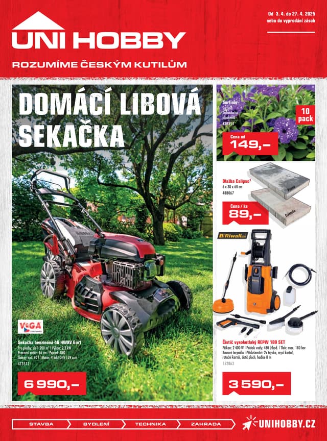 Unihobby leták 3.-27.4.