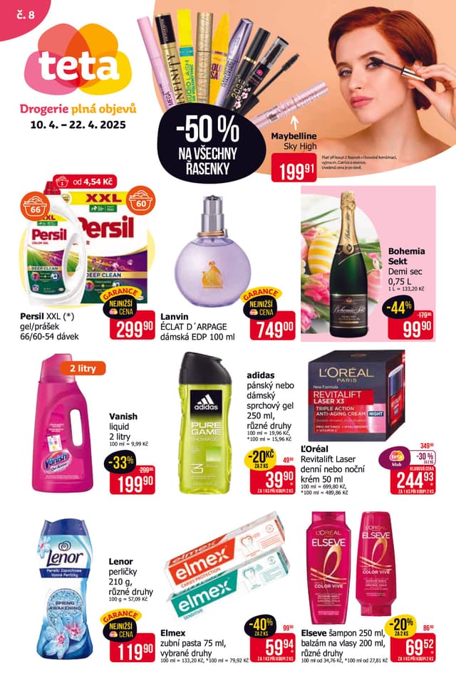 Teta drogerie leták 10.-22.4.