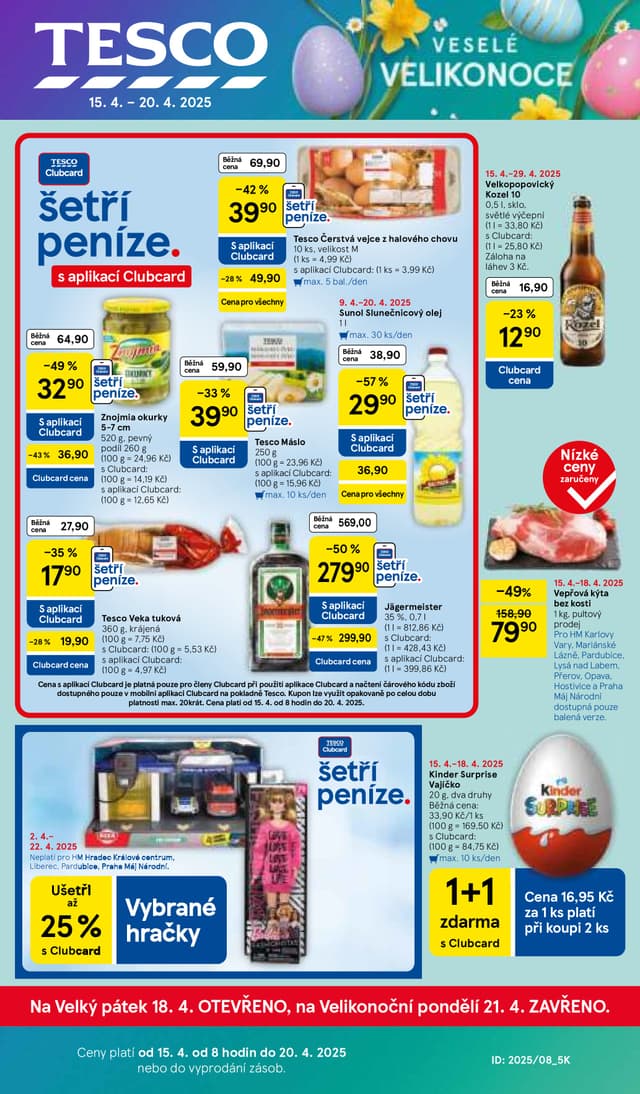 Tesco leták 15.-21.4.