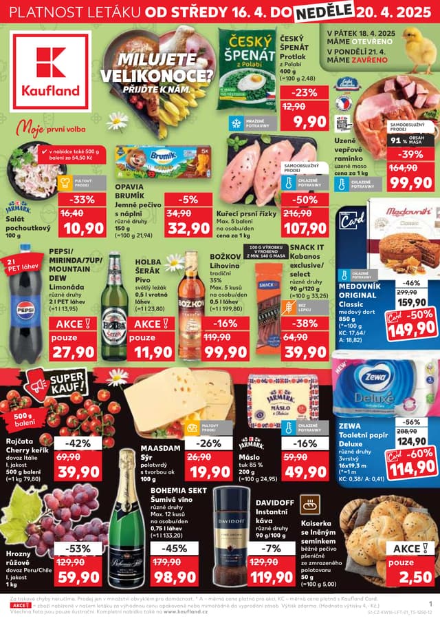 Kaufland leták 16.-20.4.