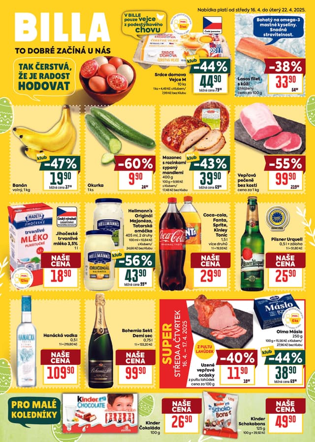 Billa leták 16.-22.4.