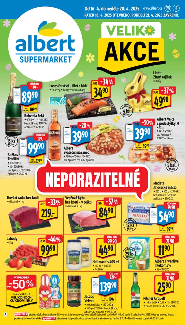 Albert supermarket leták 16.-20.4.