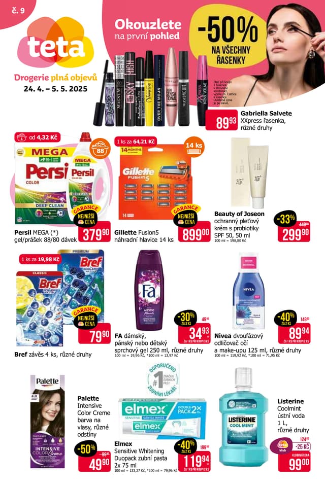 Teta drogerie leták 24.4. - 5.5.