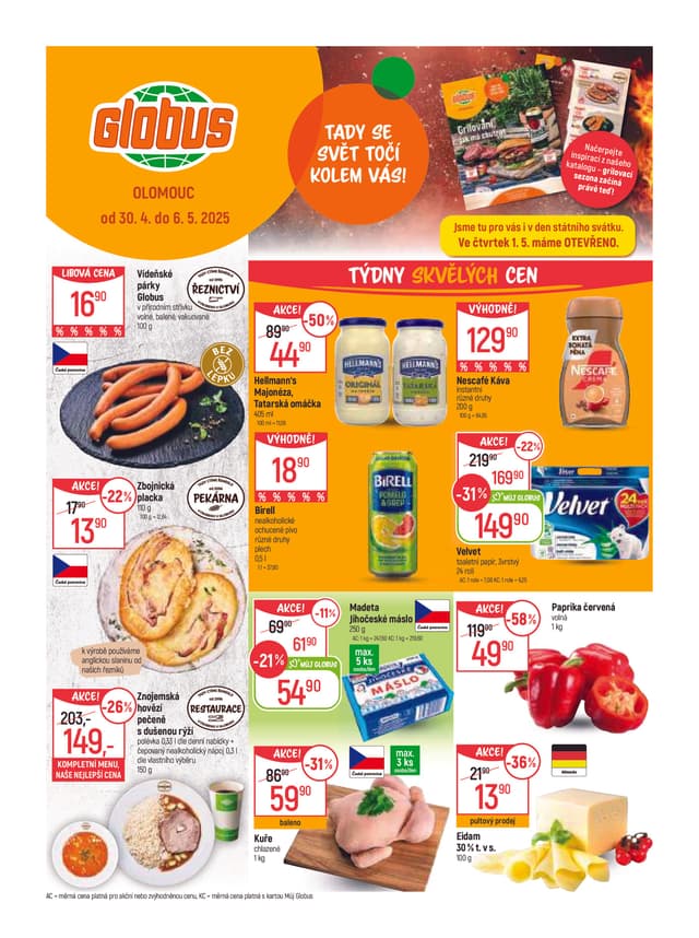 Globus leták 30.4. - 6.5.